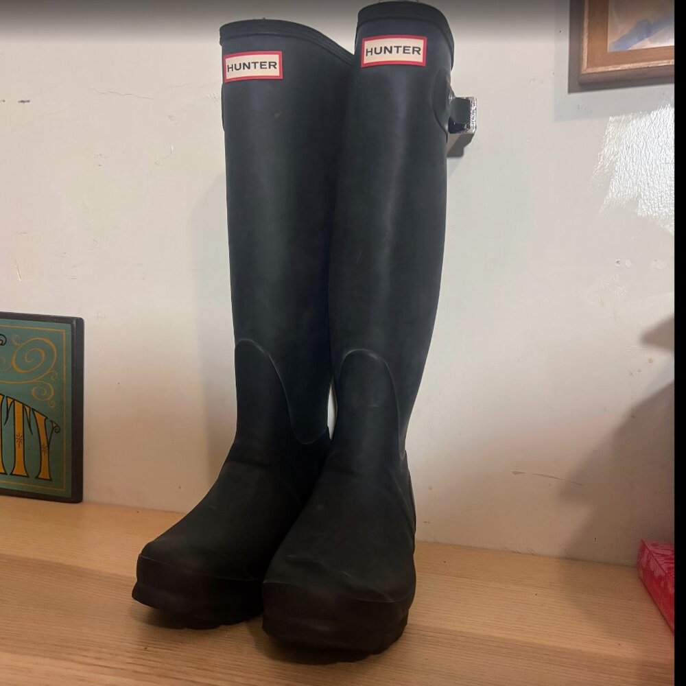 Black Hunter Tall Rain Boot - Picture 6 of 6